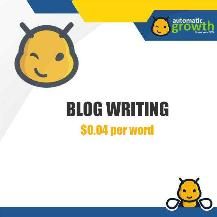 Blog Writing ($0.04 per word)